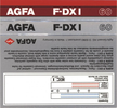 Compact Cassette: AGFA  - F-DX I 60