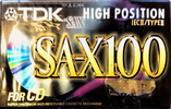 Compact Cassette: TDK  - SA-X 100