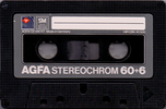 Compact Cassette: AGFA  - Stereochrom 60+6