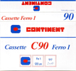 Compact Cassette:  Continent -  90