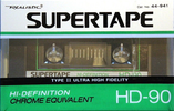 Compact Cassette: Unknown SUPERTAPE - HD 90