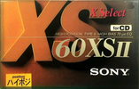 Compact Cassette: Sony  - XS II 60