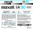 Compact Cassette: Maxell / Hitachi Maxell - LN 90