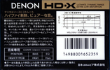 Compact Cassette: Nippon Columbia / Denon Denon - HD-X 60