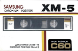 Compact Cassette:  Samsung - XM-5 60