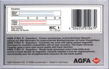 Compact Cassette: AGFA  - F-DX I S 90