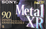 Compact Cassette: Sony  - Metal XR 90