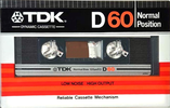 Compact Cassette: TDK  - D 60