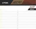 Compact Cassette: TDK  - AR-X 90