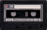 Compact Cassette: AGFA  - Stereochrom 60+6