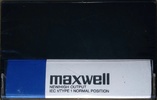 Compact Cassette: Unknown Maxwell -  60