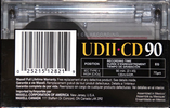 Compact Cassette: Maxell / Hitachi Maxell - UDII-CD 90