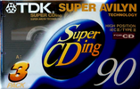 3 pack: TDK  - Super CDing 90