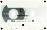 Compact Cassette: TDK  - CUE 60