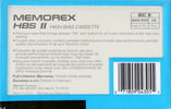 Compact Cassette: Memorex  - HBS II 76