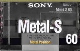 Compact Cassette: Sony  - Metal-S 60