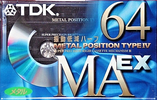 Compact Cassette: TDK  - MAEX 64