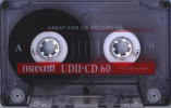 Compact Cassette: Maxell / Hitachi Maxell - UDII-CD 60