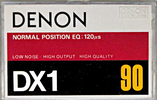 Compact Cassette: Nippon Columbia / Denon Denon - DX1 90