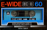 Compact Cassette:  E-Wide -  60