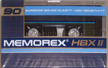 Compact Cassette: Memorex  - HBX II 90