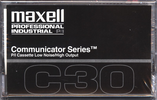 Compact Cassette: Maxell / Hitachi Maxell - Communicator Series 30