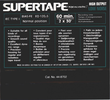 Compact Cassette: Realistic SUPERTAPE -  60