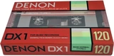 Compact Cassette Denon DX1 120 "DX1/120K" Type I Normal 1985 Japan