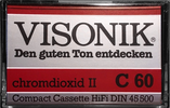 Compact Cassette: Unknown Visonik -  60