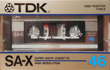 Compact Cassette: TDK  - SA-X 46