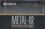 Compact Cassette Sony Metal-XR 90 "MTL-XR90" Type IV Metal 1989 Japan