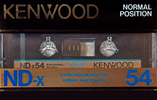 Compact Cassette:  Kenwood - ND-x 54