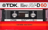 Compact Cassette: TDK  - AV-D 60