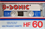 Compact Cassette: Unknown U-Sonic -  60