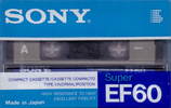 Compact Cassette: Sony  - EF 60