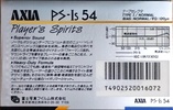 Compact Cassette: FUJI AXIA - PS-Is 54