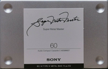 Compact Cassette: Sony  - Super Metal Master 60