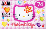 Compact Cassette: FUJI AXIA - Hello Kitty 74