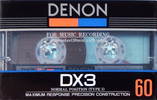 Compact Cassette: Nippon Columbia / Denon Denon - DX3 60