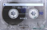 Compact Cassette: Sony  - Super EF 90