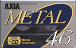 Compact Cassette: FUJI AXIA - Metal 46