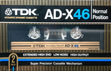 Compact Cassette: TDK  - AD-X 46