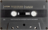 Compact Cassette: TDK  - SA-X 60