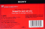 Compact Cassette: Sony  - HF 60