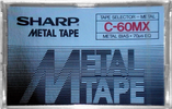 Compact Cassette:  Sharp - Metal 60