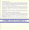 Compact Cassette: TDK  -  