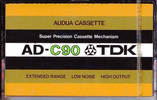 Compact Cassette: TDK  - Audua 90