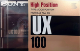 Compact Cassette: Sony  - UX 100