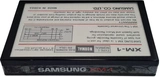 Compact Cassette Samsung XM-1 90 "white" Type I Normal 1985 Europe