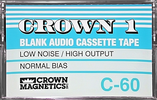 Compact Cassette:  Crown 1 -  60